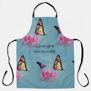 Butterflies cooking apron