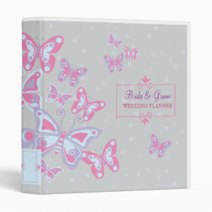 Butterflies (Cool Chic) Wedding Planner Binder