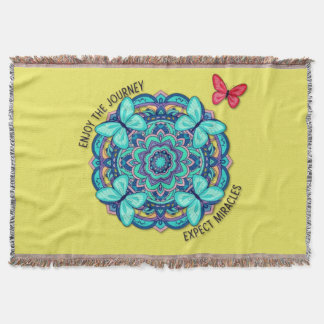 Butterflies Enjoy The Journey Throw Blanket