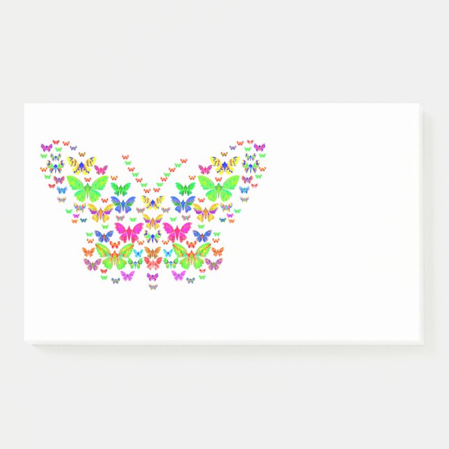 'butterflies explosion' Post-It® Notes, 10" x 6" Post-it Notes (Front)
