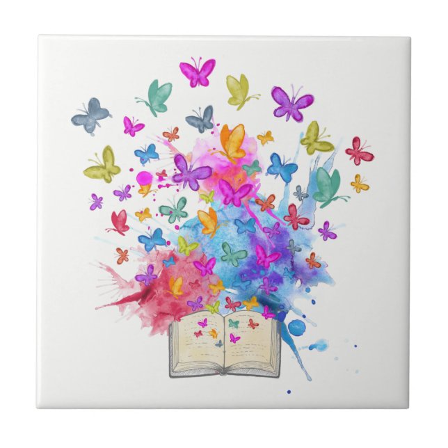 Butterflies explosion tile (Front)