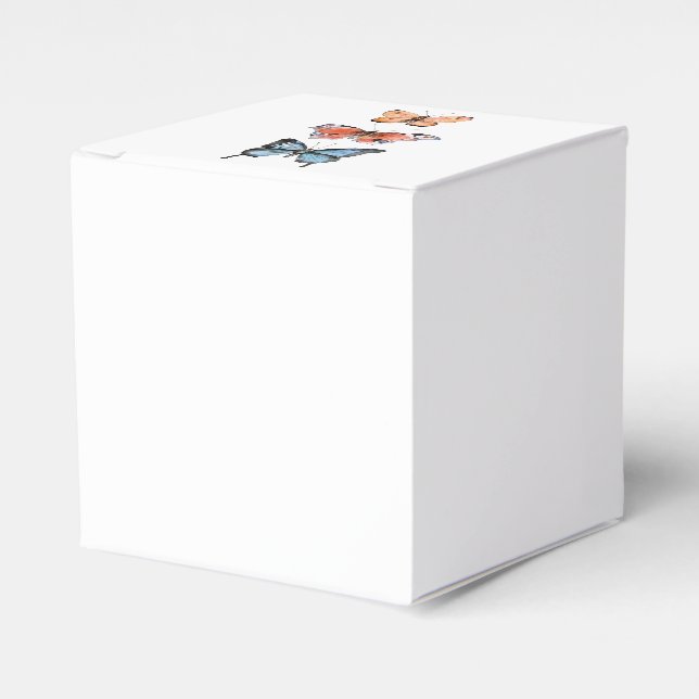 Butterflies Favor Box (Front Side)