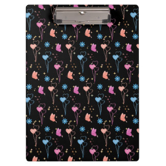 Butterflies & Floating Hearts Custom Clipboard