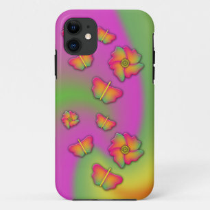 Butterflies & Flowers iPhone 11 Case