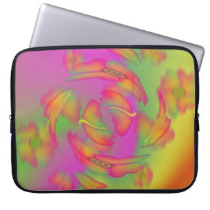 Butterflies & Flowers Laptop Sleeve
