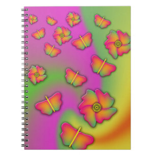 Butterflies & Flowers Notebook