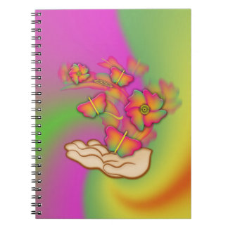 Butterflies & Flowers Notebook