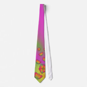 Butterflies & Flowers Tie