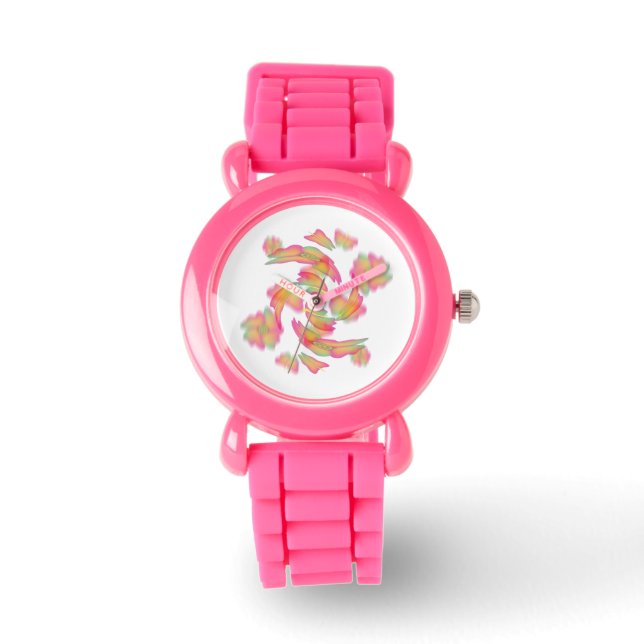 Butterflies & Flowers Watch (Front)