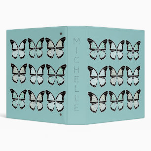 Butterflies Flutter By Back to School Office Binder