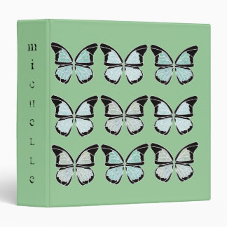 Butterflies Flutter By School Office Binder Folder
