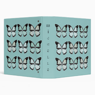 Butterflies Flutter By School Office Binder Folder