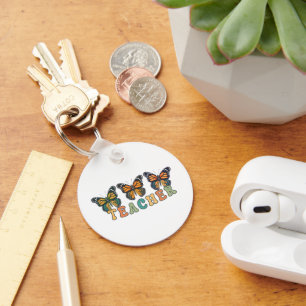 Butterflies Fly High Keychain