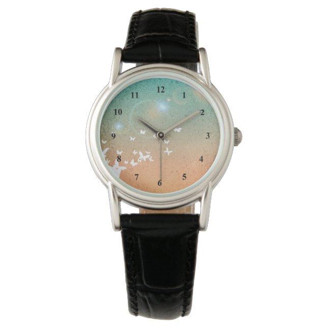 Butterflies Flying Away Watch (Front)