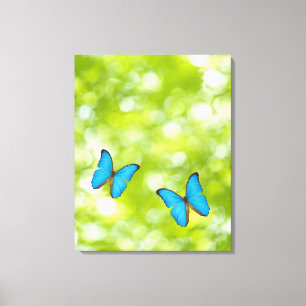 Butterflies flying, Digital Composite Canvas Print