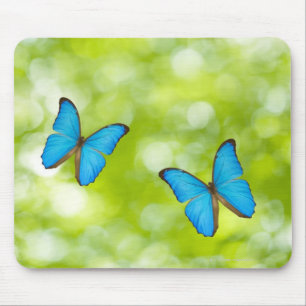 Butterflies flying mouse pad
