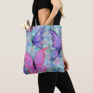 Butterflies Flying Tote Bag - Spring Joy