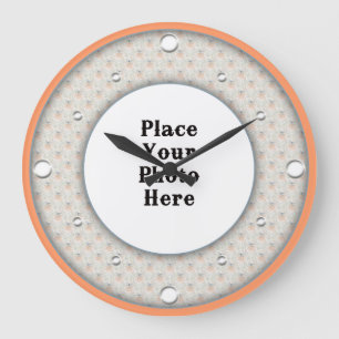 Butterflies Frame Your Photo Wall Clock