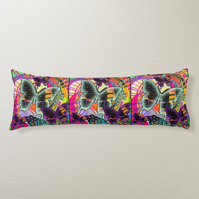 Butterflies Galore Body Pillow (Front)