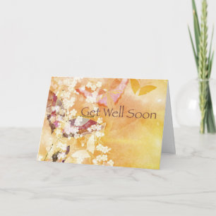 Butterflies Get Well Card