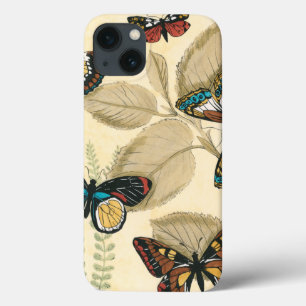 Butterflies Gliding Over Leaves iPhone 13 Case