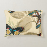 Butterflies Gliding Over Leaves