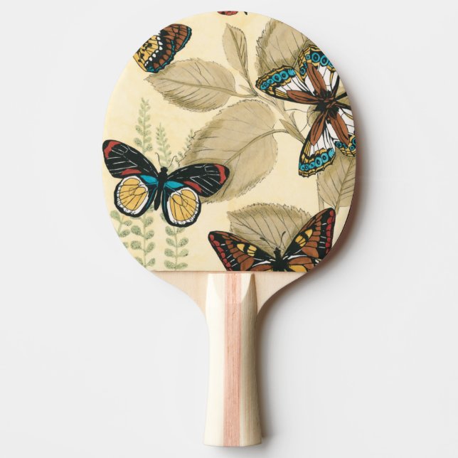 Butterflies Gliding Over Leaves Ping Pong Paddle (Front)