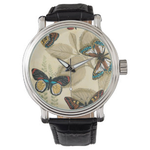 Butterflies Gliding Over Leaves Watch