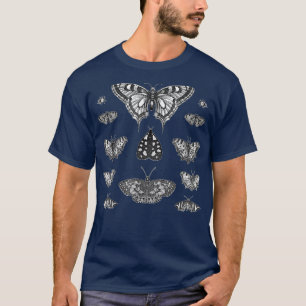 Butterflies Grunge Fairycore Aesthetic Dark Goth F T-Shirt