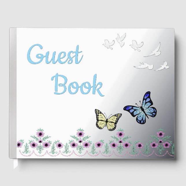 Butterflies Guest Book (Front)