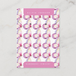 Butterflies Handmade DIY Jewelry Display Card