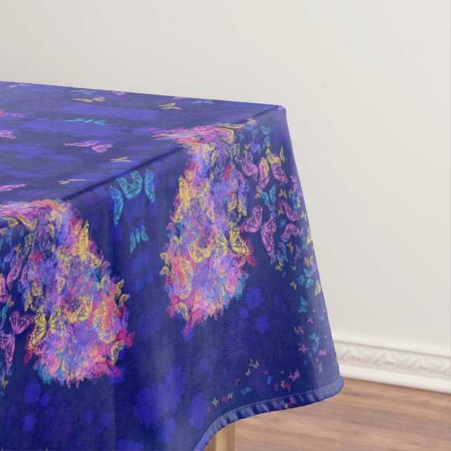 Butterflies Hearts Tablecloth (In Situ)
