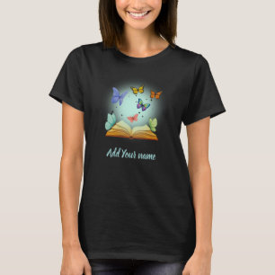 Butterflies in Book Tshirt