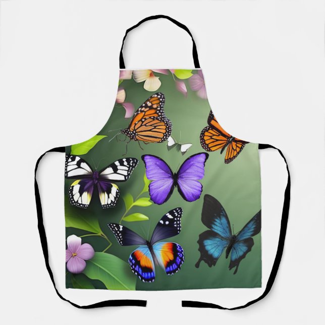 Butterflies in flight apron (Front)