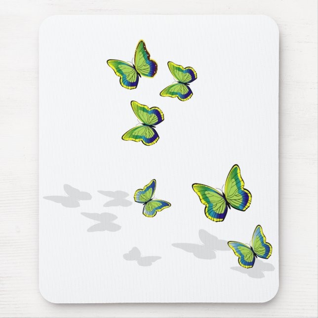 Butterflies in flight mouse pad (Front)