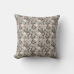 Butterflies In Flight  Throw Pillow