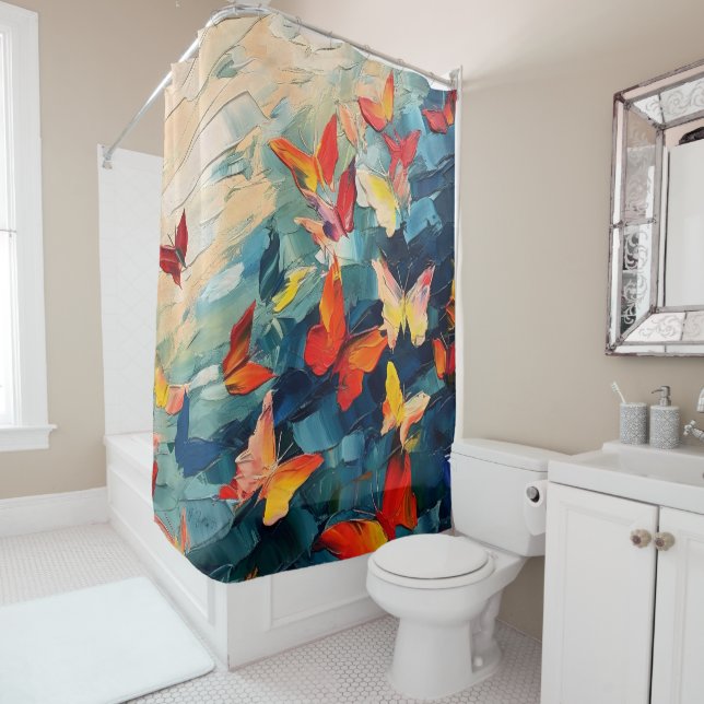 Butterflies in Motion – Expressive Abstract Flight (In Situ)