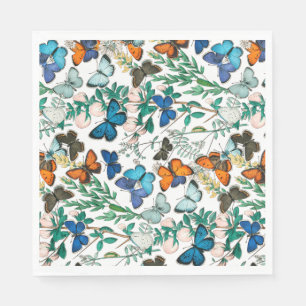 BUTTERFLIES IN NATURE NAPKIN