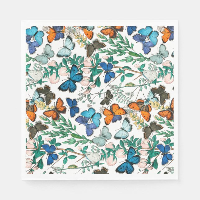 BUTTERFLIES IN NATURE NAPKIN (Front)