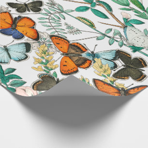 BUTTERFLIES IN NATURE WRAPPING PAPER