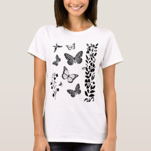 Butterflies in the garden elegant T-Shirt