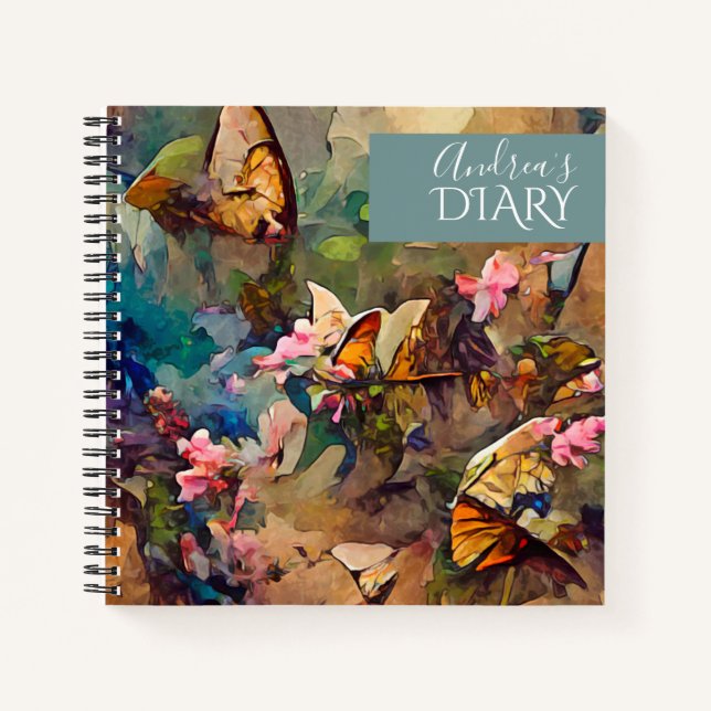 Butterflies in the Garden Notebook (Front)