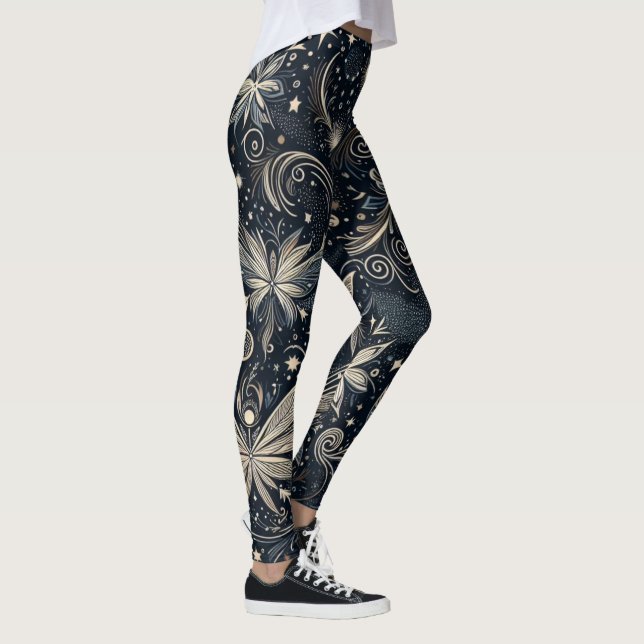 Butterflies in the moonlight leggings (Right)