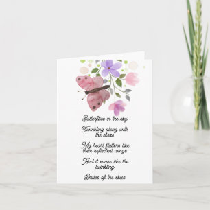 Butterflies in the Sky Note Card