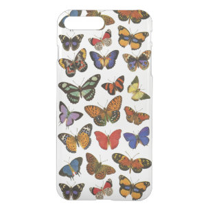 Butterflies iPhone X/8/7 Plus Clear Case