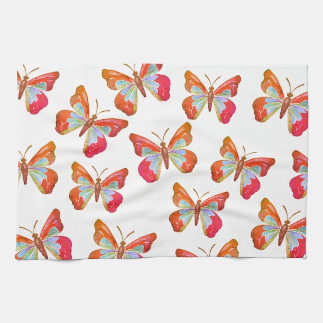 Butterflies Kitchen Towel (Horizontal)