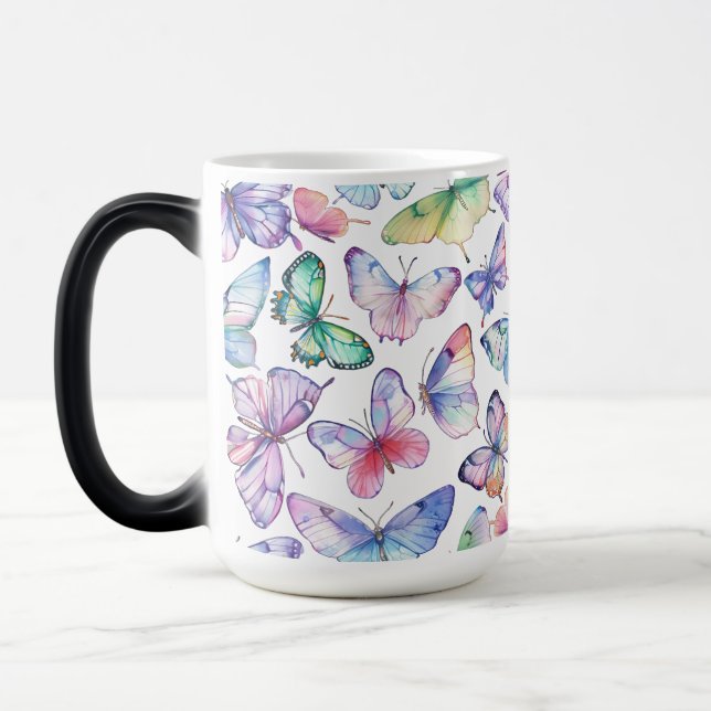 Butterflies Magic Colour Changing Mug (Left)