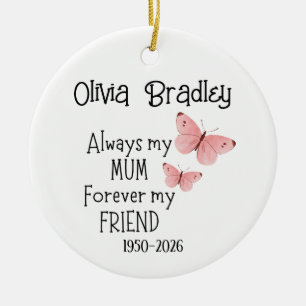 Butterflies Memorial Ornament for Mother