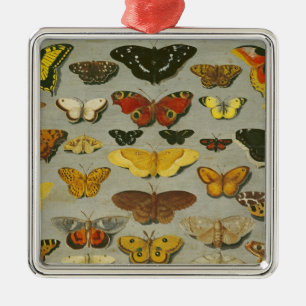 Butterflies Metal Ornament