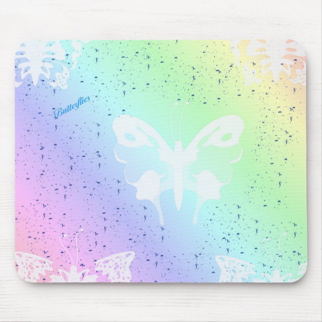 Butterflies Mouse Pad (Front)